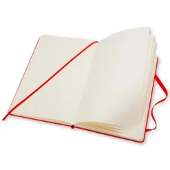 Moleskine Notatnik gładki A5 - - czerwony twarda okładka