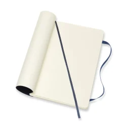Moleskine Notatnik gładki A5 - - granatowy miękka okładka