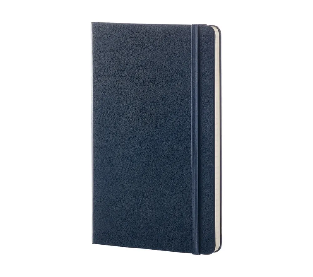 Moleskine Notatnik gładki Classic 13 x 21 cm - - granatowy twarda okładka > Notatniki Gładkie