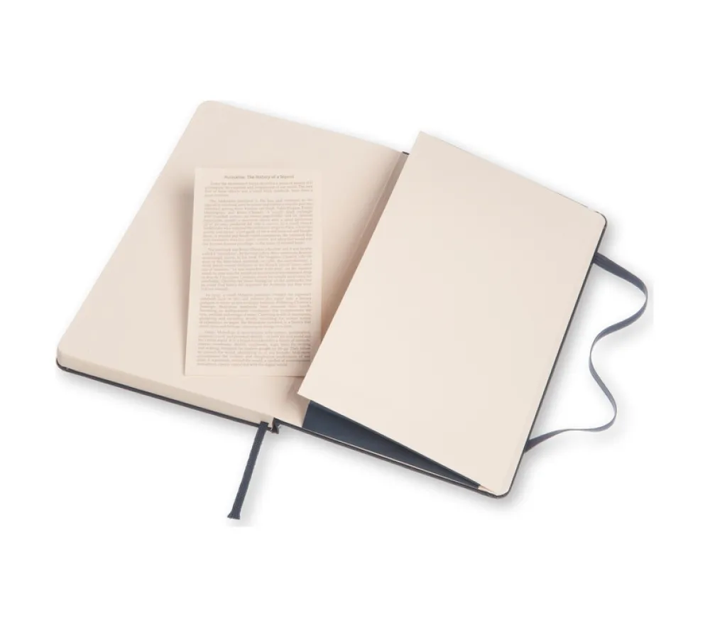 Moleskine Notatnik gładki Classic 13 x 21 cm - - granatowy twarda okładka > Notatniki Gładkie