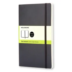 Moleskine Notatnik gładki Classic 13 x 21 cm - - czarny miękka okładka ><noscript><img width=