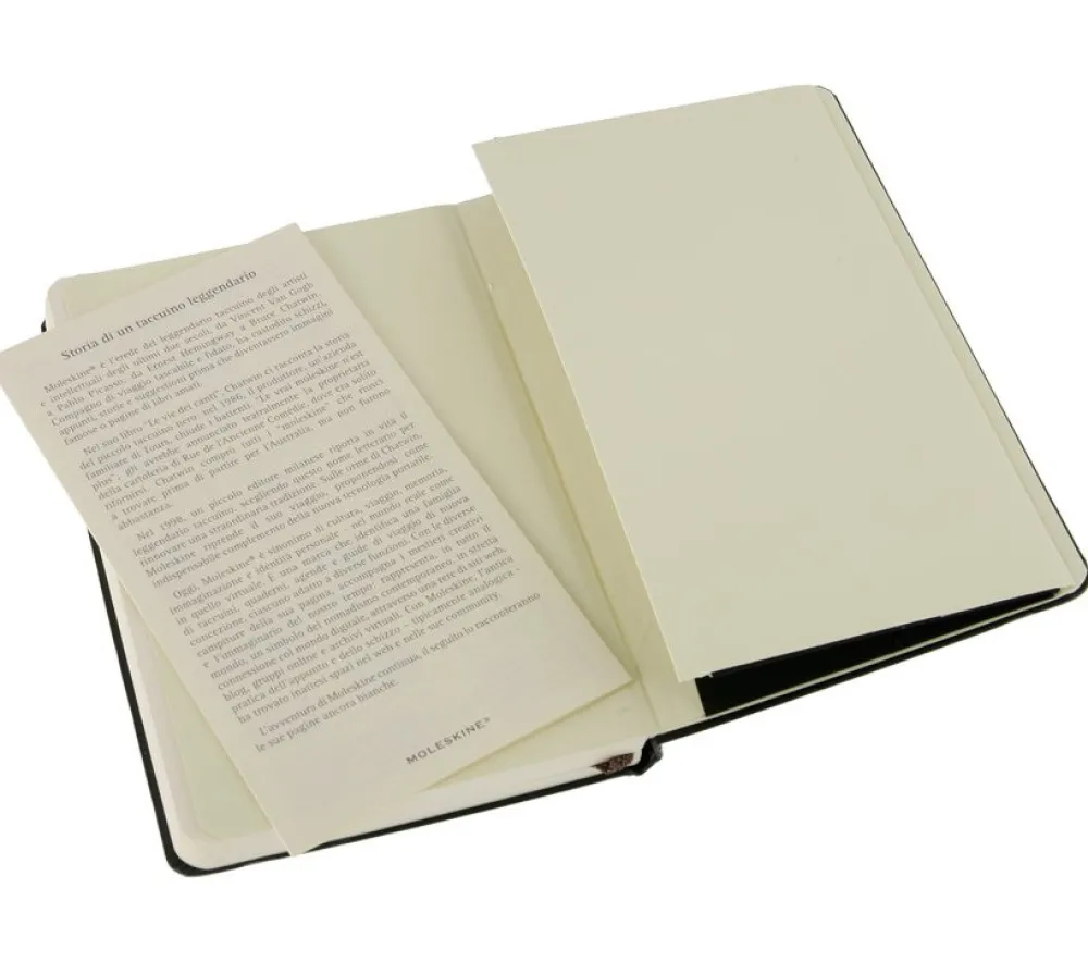 Moleskine Notatnik gładki Classic 9 x 14 cm - - czarny twarda okładka > Notatniki Gładkie