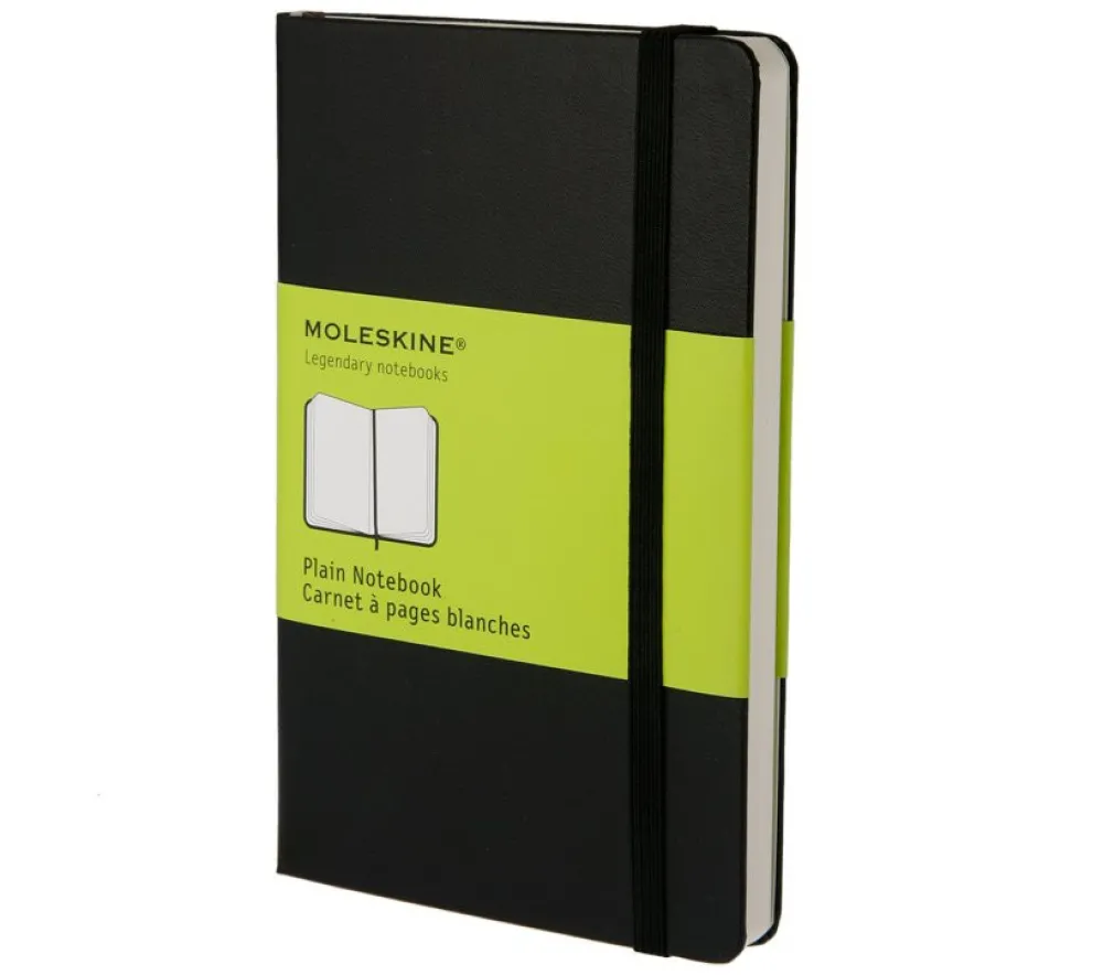Moleskine Notatnik gładki Classic 9 x 14 cm - - czarny twarda okładka > Notatniki Gładkie