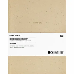 Rico Design Notatnik gładki 15 x 20 cm - Paper Poetry - Cappuccino miękka okładka 100 g ><noscript><img width=