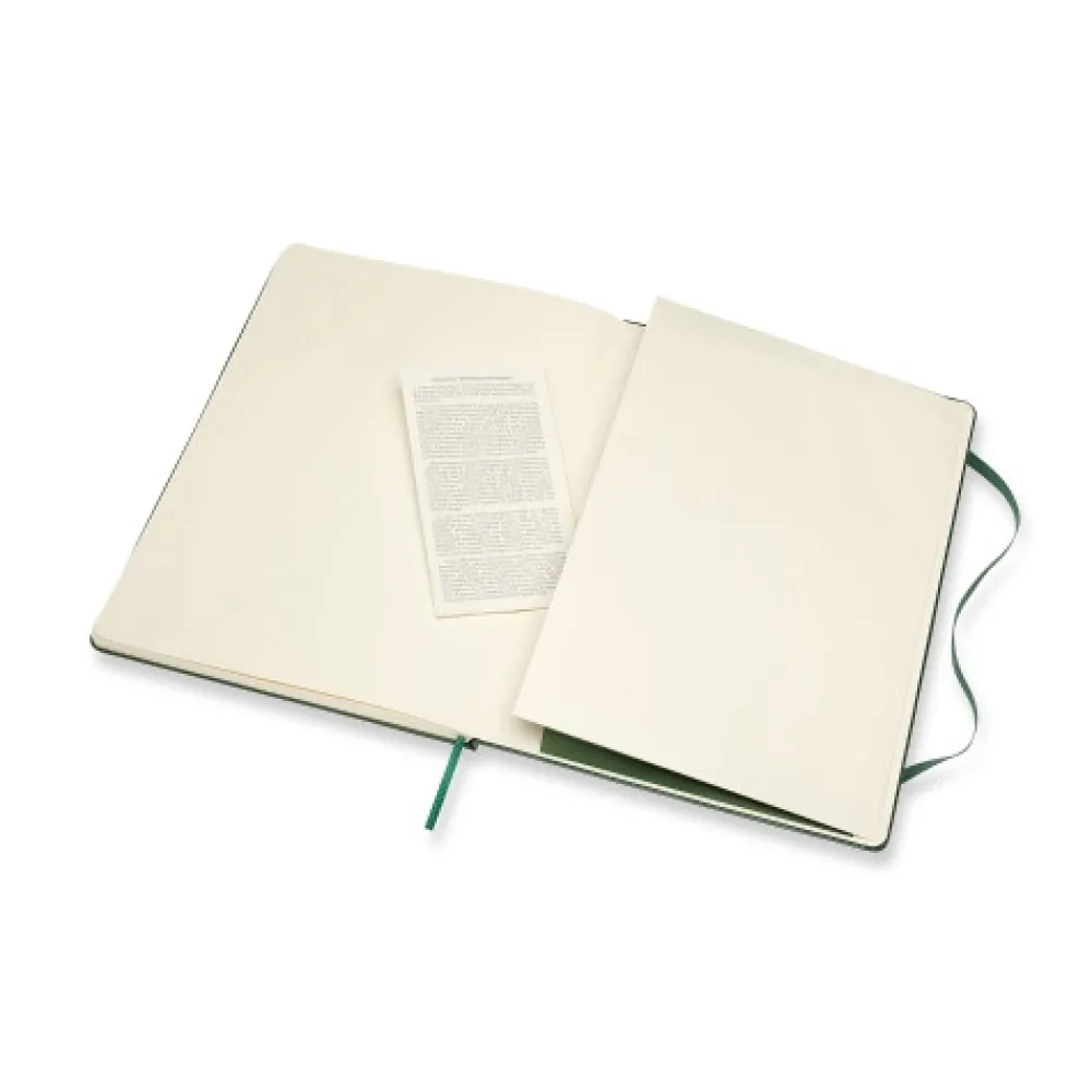 Moleskine Notatnik gładki XL - - ciemnozielony twarda okładka > Notatniki Gładkie
