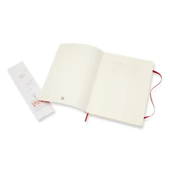 Moleskine Notatnik gładki XL - - czerwony miękka okładka ><noscript><img width=
