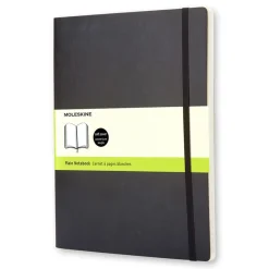 Moleskine Notatnik gładki XL - - czarny miękka okładka