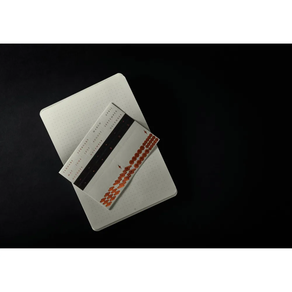 Leuchtturm1917 Notatniki Bullet Journal - - czarne, w kropki, 80 g/m2, 3 szt.