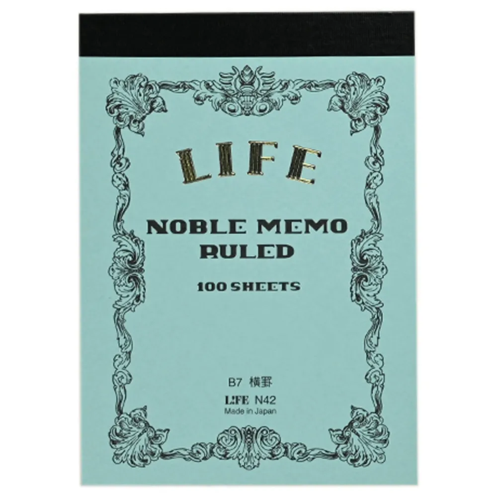 Life Notatnik Noble Memo B7 - - morski