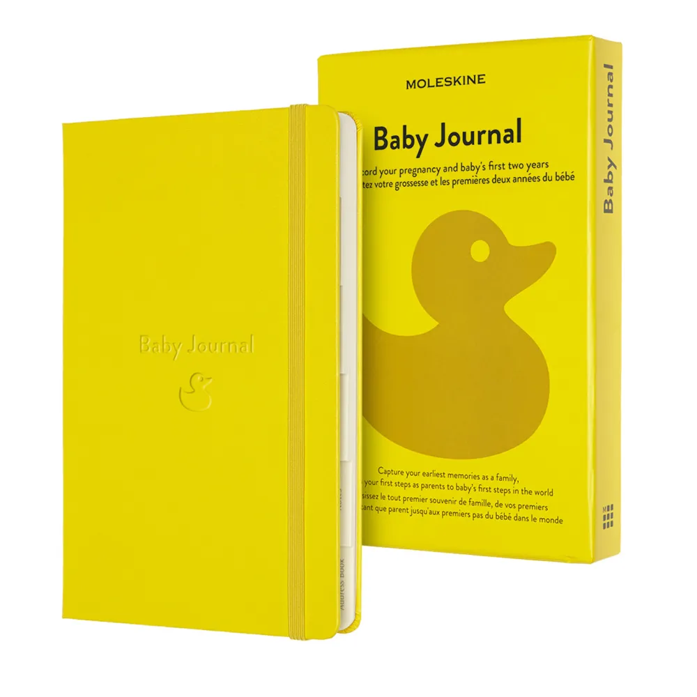 Moleskine Notatnik Passion Journal Baby - - żółty twardy L > Pamiętniki & Dzienniki