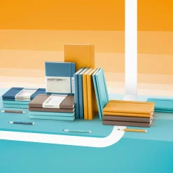 Leuchtturm1917 Notatnik Rising Colours - - w kropki, Stone Blue, A5