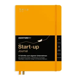 Leuchtturm1917 Notatnik Start-Up Journal A5 - - twarda okładka, Rising Sun, 100 g/m2