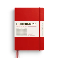 Leuchtturm1917 Notatnik w kratkę A5 - - Cherry > Notatniki W Kratkę
