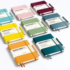 Leuchtturm1917 Notatnik w kratkę A5 - - Cherry ><noscript><img width=