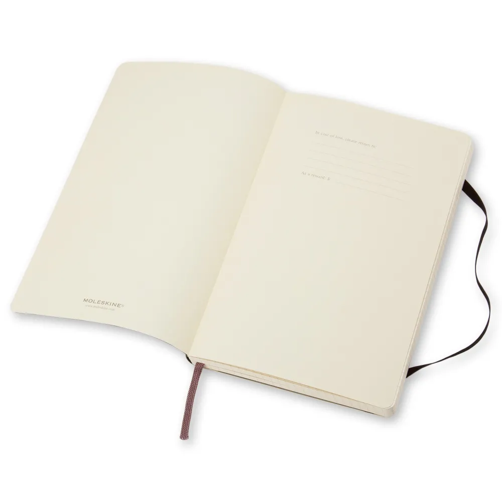 Moleskine Notatnik w kratkę A5 - - czarny miękka okładka > Notatniki W Kratkę
