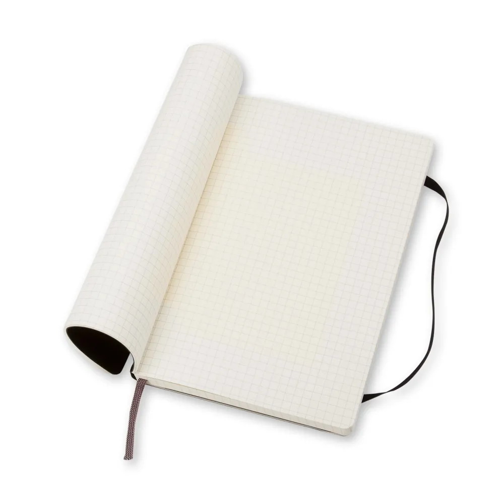 Moleskine Notatnik w kratkę A5 - - czarny miękka okładka > Notatniki W Kratkę