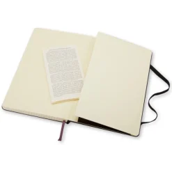 Moleskine Notatnik w kratkę Classic 13 x 21 cm - - czarny twarda okładka ><noscript><img width=