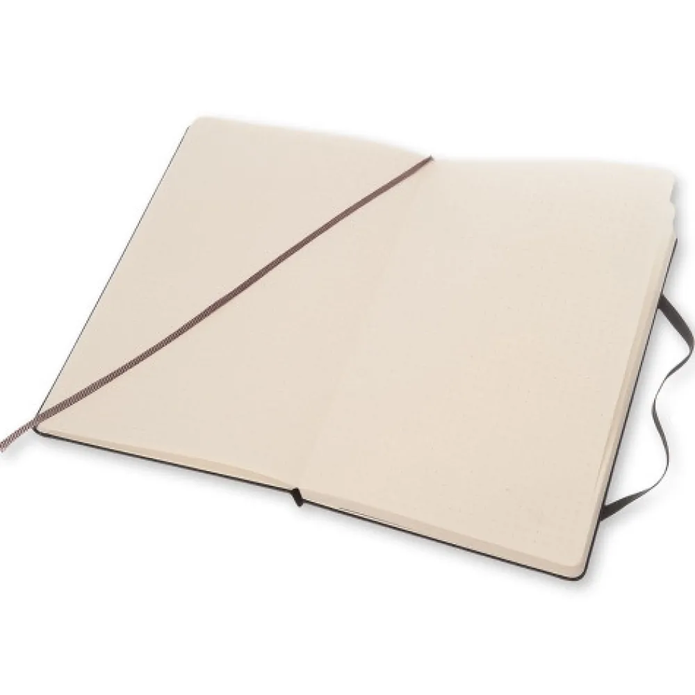 Moleskine Notatnik w kropki A5 - - czarny twarda okładka