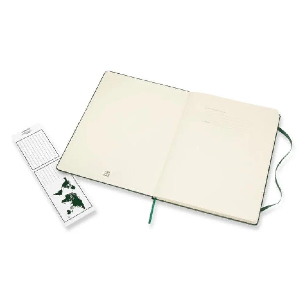 Moleskine Notatnik w kropki XL - - ciemnozielony twarda okładka > Notatniki W Kropki