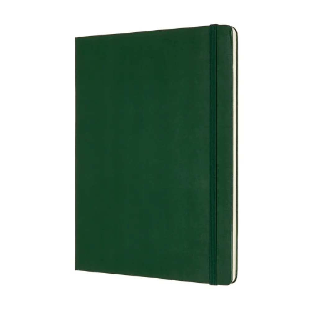 Moleskine Notatnik w kropki XL - - ciemnozielony twarda okładka > Notatniki W Kropki