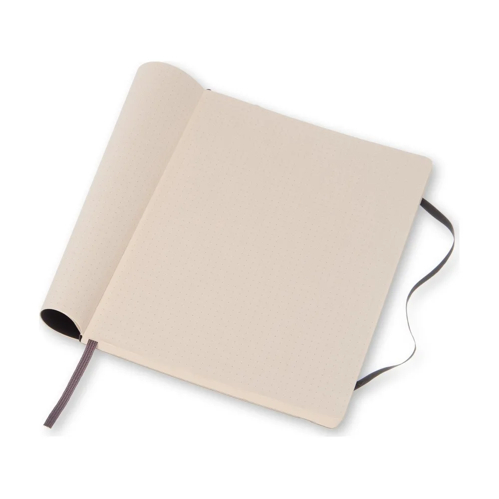 Moleskine Notatnik w kropki XL - - czarny miękka okładka