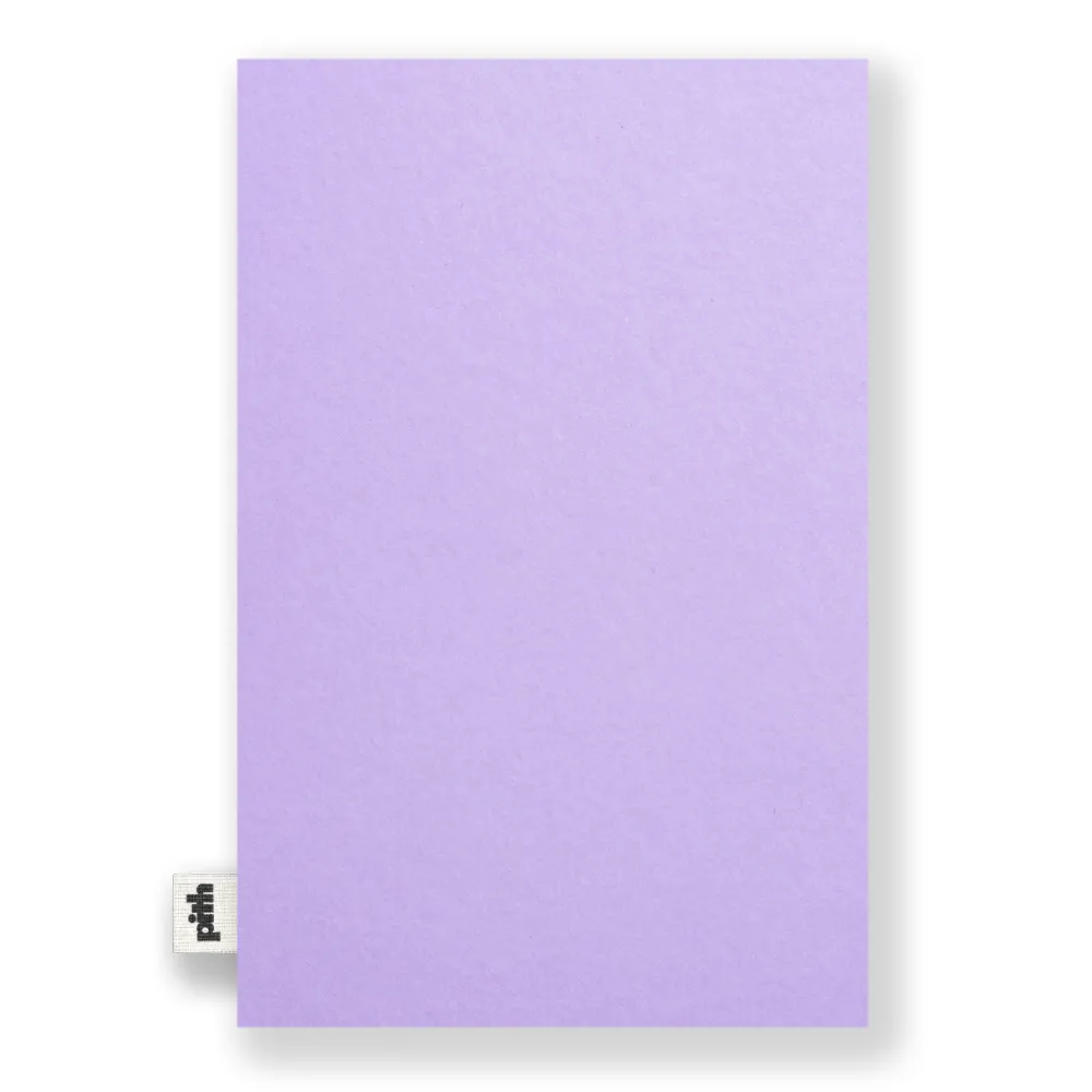 pith Notatnik w kropki Yuzu 12,9 x 19,8 cm - - Lavender