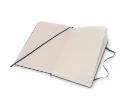 Moleskine Notatnik w linię Classic 13 x 21 cm - - granatowy twarda okładka ><noscript><img width=