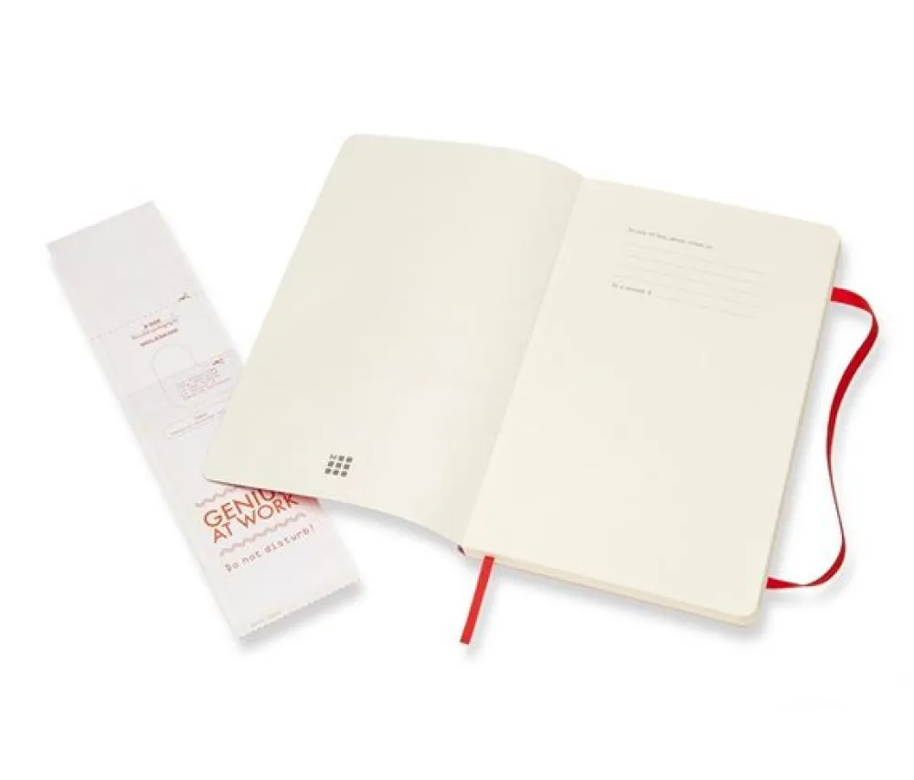 Moleskine Notatnik w linię Classic 13 x 21 cm - - czarny miękka okładka > Notatniki W Linie