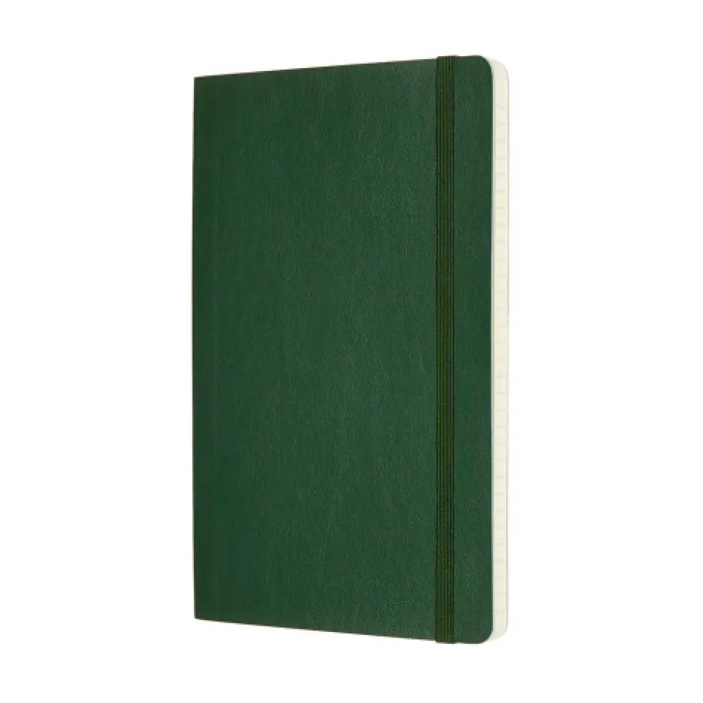 Moleskine Notatnik w linie A5 - - ciemnozielony miękka okładka