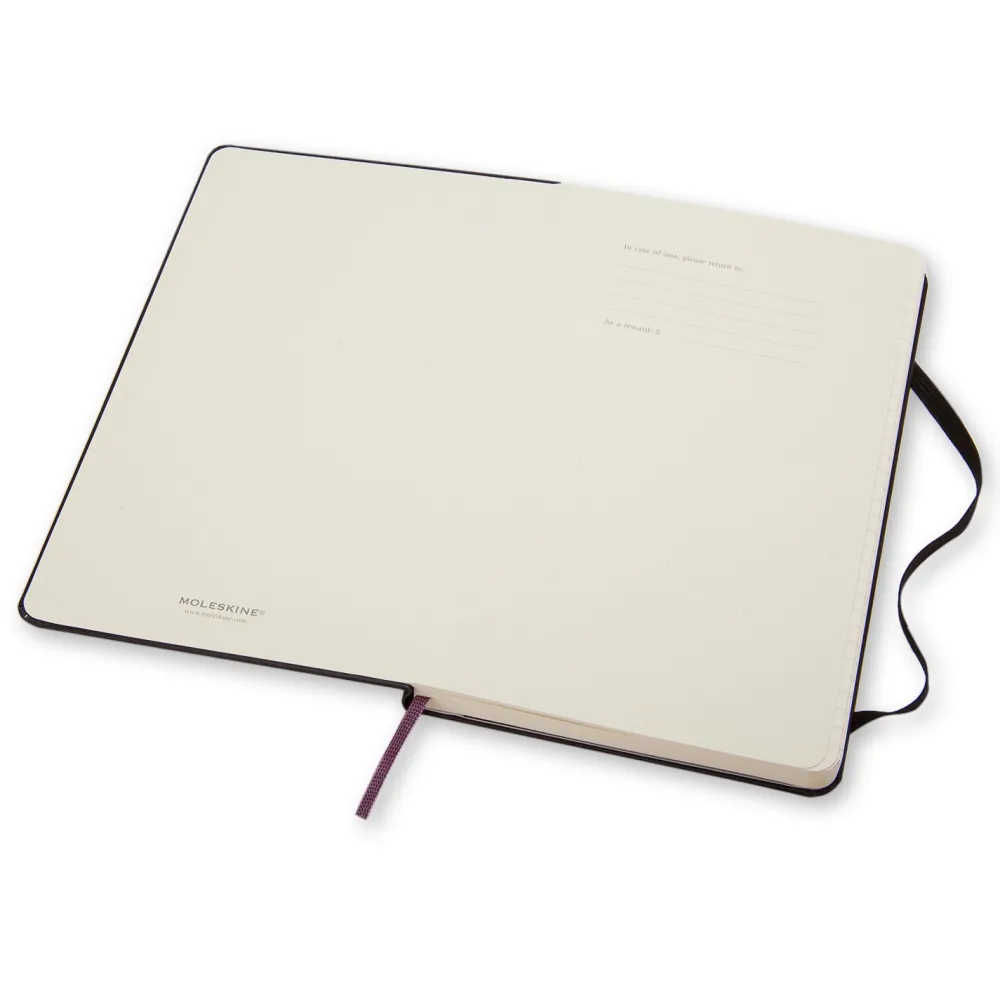Moleskine Notatnik w linie A5 - - czarny twarda okładka > Notatniki W Linie