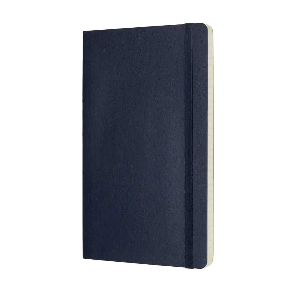 Moleskine Notatnik w linie A5 - - granatowy miękka okładka