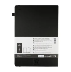 Sakura Notatnik w linie A4 - - Black, twarda okładka, 140 g/m2 > Notatniki W Linie