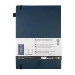 Sakura Notatnik w linie A4 - - Deep Indigo, twarda okładka, 140 g/m2