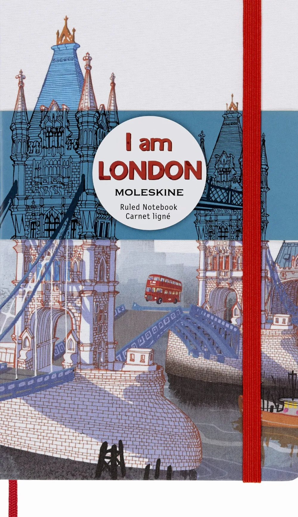 Moleskine Notatnik w linie I am London 13 x 21 cm - - twarda okładka > Notatniki W Linie