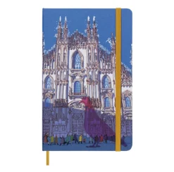 Moleskine Notatnik w linie I am Milan 13 x 21 cm - - twarda okładka