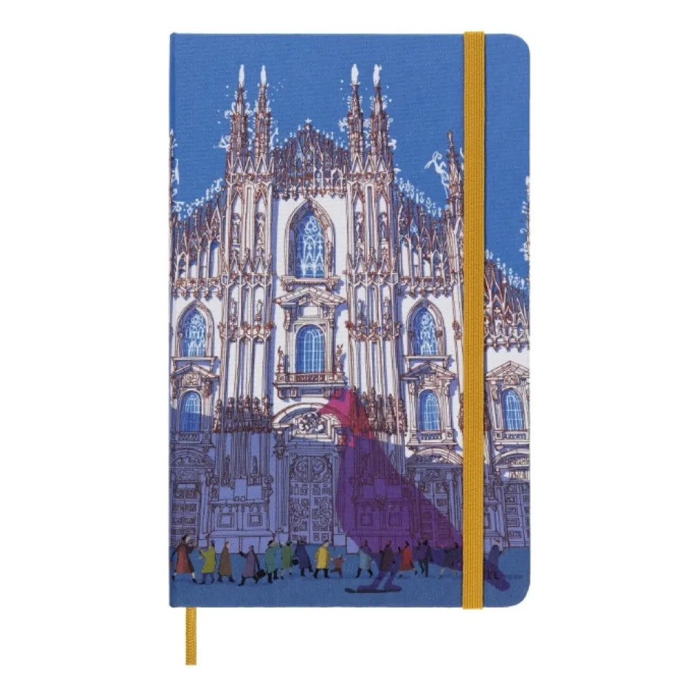 Moleskine Notatnik w linie I am Milan 13 x 21 cm - - twarda okładka
