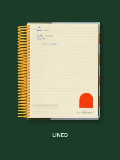 Mishmash Notatnik w linie Loop A5 - > Notatniki W Linie