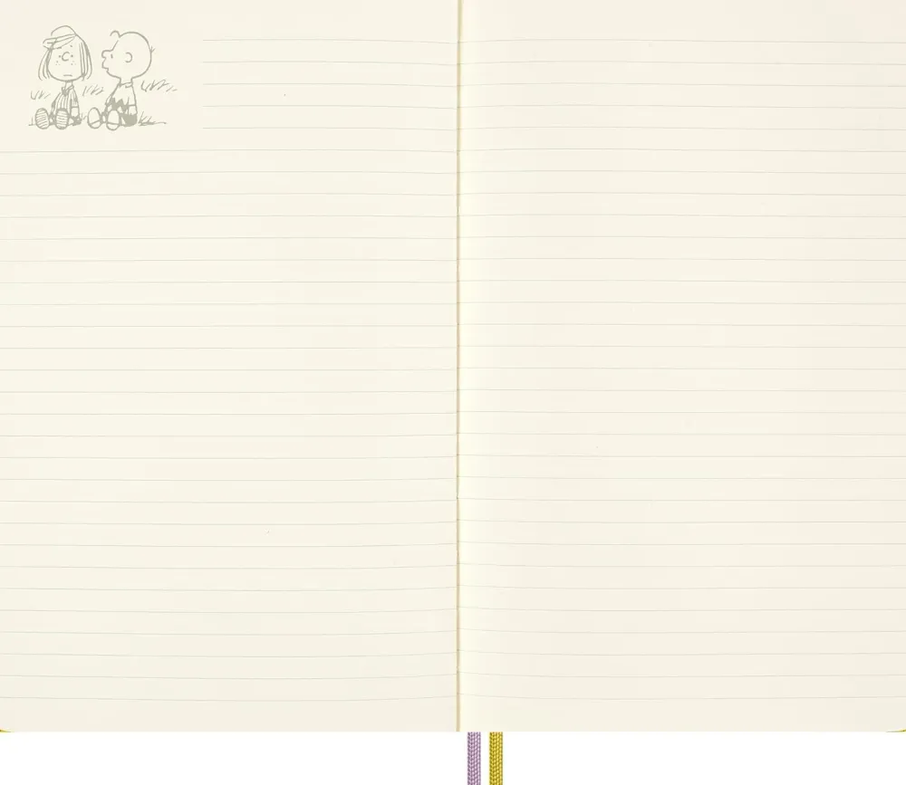 Moleskine Notatnik w linie Peanuts Patty 13 x 21 cm - - twarda okładka