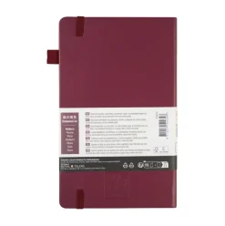 Sakura Notatnik w linie 13 x 21 cm - - Mulberry, twarda okładka, 140 g/m2
