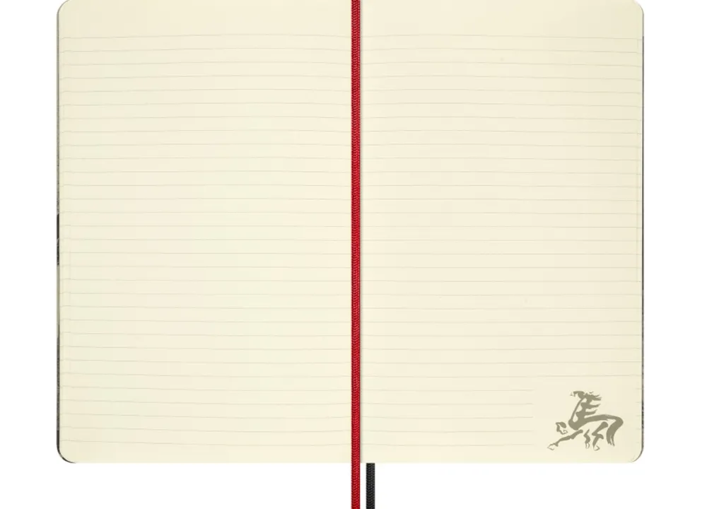 Moleskine Notatnik w linie 2026 Year of the Horse Box - - White Fire Horse