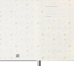 Moleskine Notatnik w linię Harry Potter Lumos z długopisem - x Kaweco - twarda okładka 100g/m2