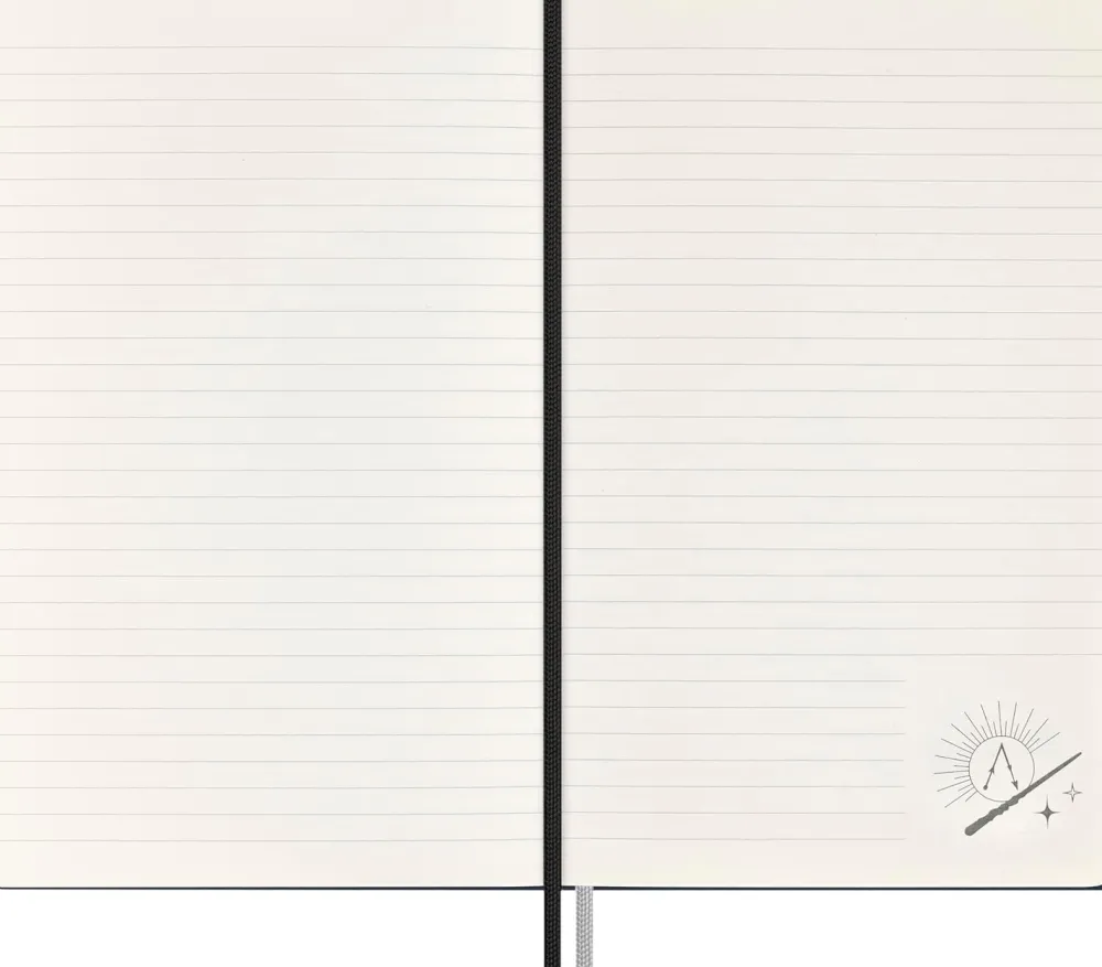 Moleskine Notatnik w linię Harry Potter Lumos z długopisem - x Kaweco - twarda okładka 100g/m2