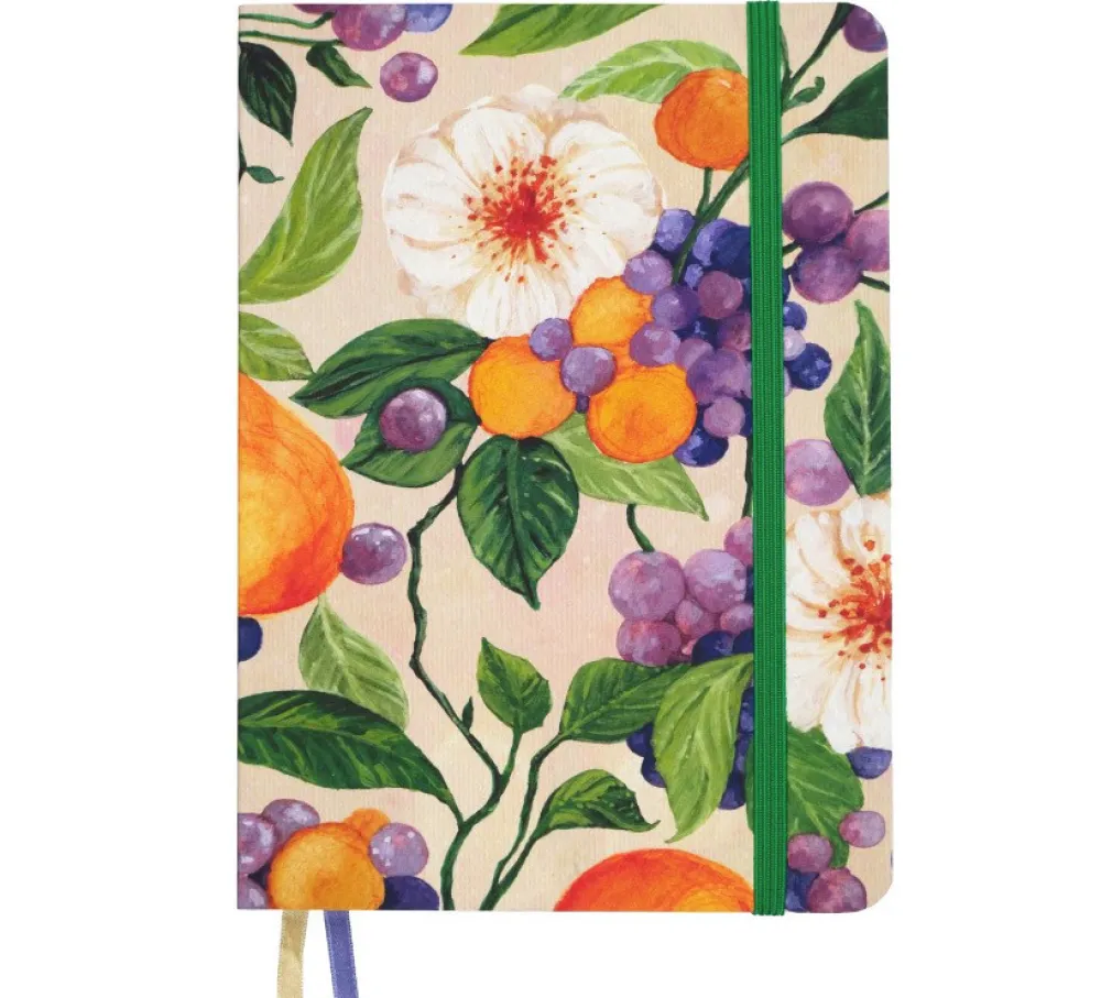 Devangari Notes Blooming Orchard A5 - - w kropki, miękka okładka, 120 g/m2 > Notatniki W Kropki