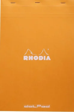 Rhodia Notes dotPad - - w kropki, pomarańczowy, A4+, 80 g, 80 ark.