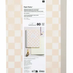 Rico Design Notes gładki Checkerboard 20 x 25,5 cm - Paper Poetry - 80 ark. > Notatniki Gładkie