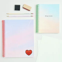 Rico Design Notes gładki na spirali Sky 20 x 25,5 cm - Paper Poetry - 80 ark. ><noscript><img width=