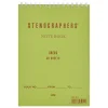 Life Notes na spirali Stenographer's A5 - - zielony