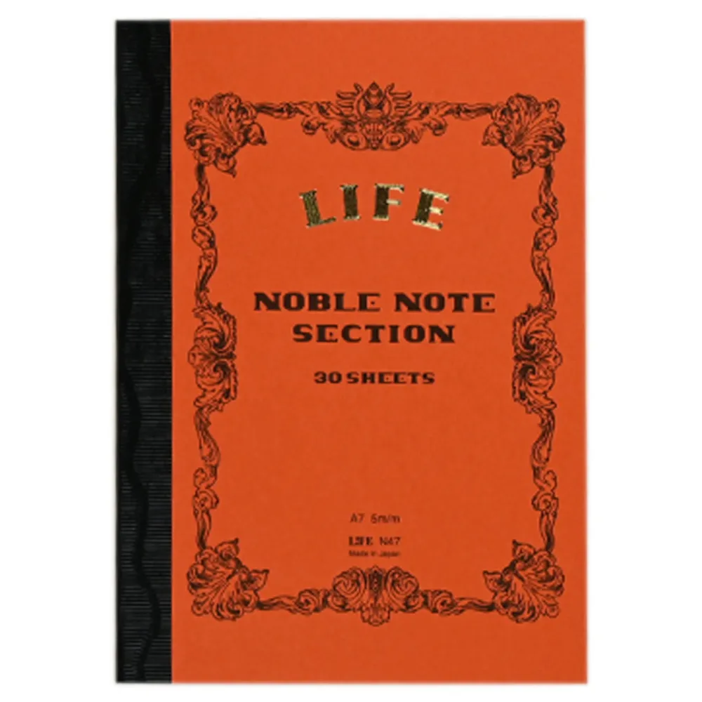 Life Notes Noble Note Mini A7 - - pomarańczowy > Notatniki W Kratkę