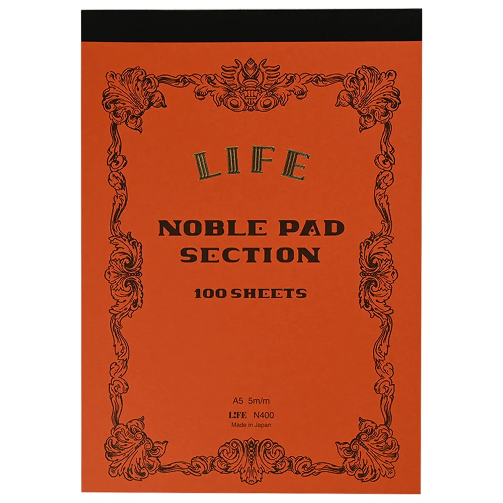 Life Notes Noble Pad A5 - - pomarańczowy > Notatniki W Kratkę