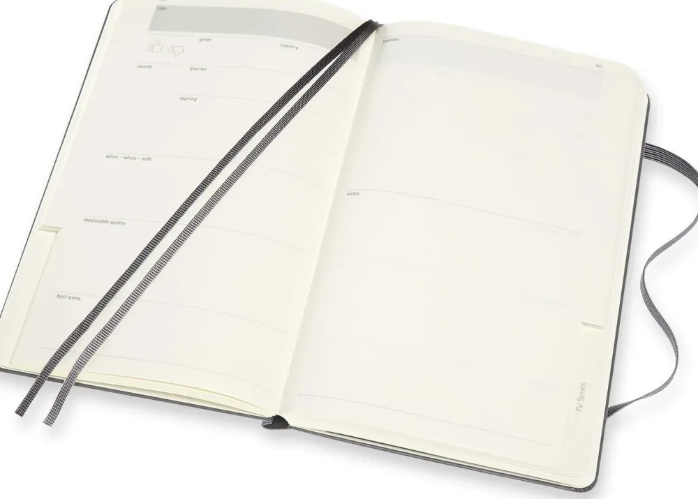 Moleskine Notes Passion Film & TV Journal - - szary 400 stron